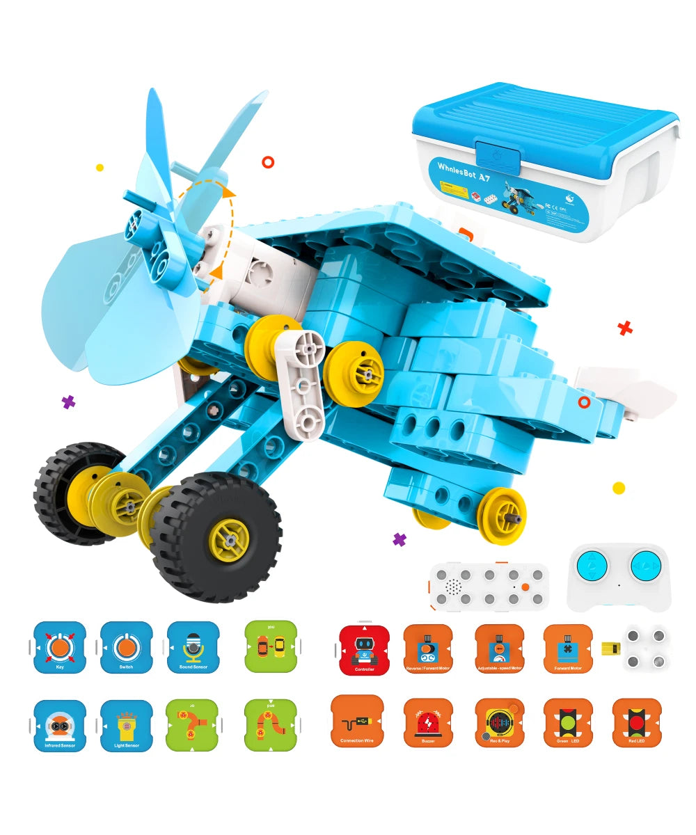 Robot Telecommande Garcon WhalesBot AI Module 1s Coding Robotic Kit ...