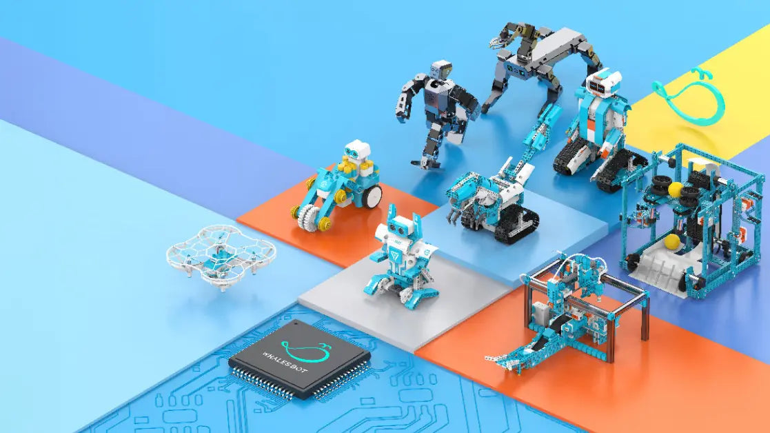 Carica il video: whalesbot stem coding robot toy kit