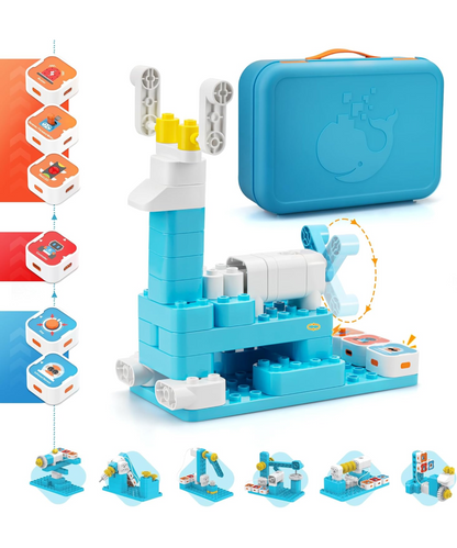 WhalesBot A3 | Enjoy Coding with Magnetic Blocks (12 Projects)